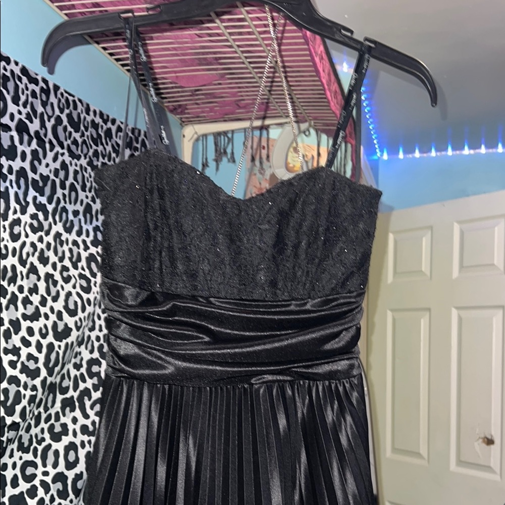 Speechless Strapless Black Pleated Dress(never been worn)